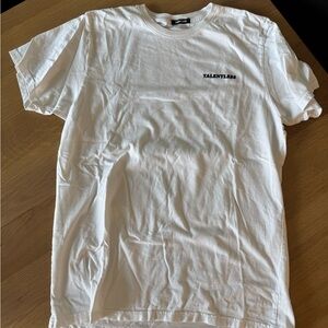 TALENTLESS Classic White Short Sleeve Tee
